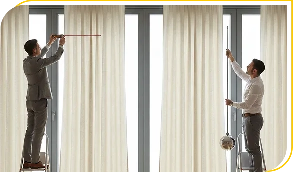 Window Curtain installation UAE